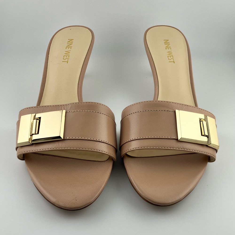 New Nine West Blush Pink Heels Sandals